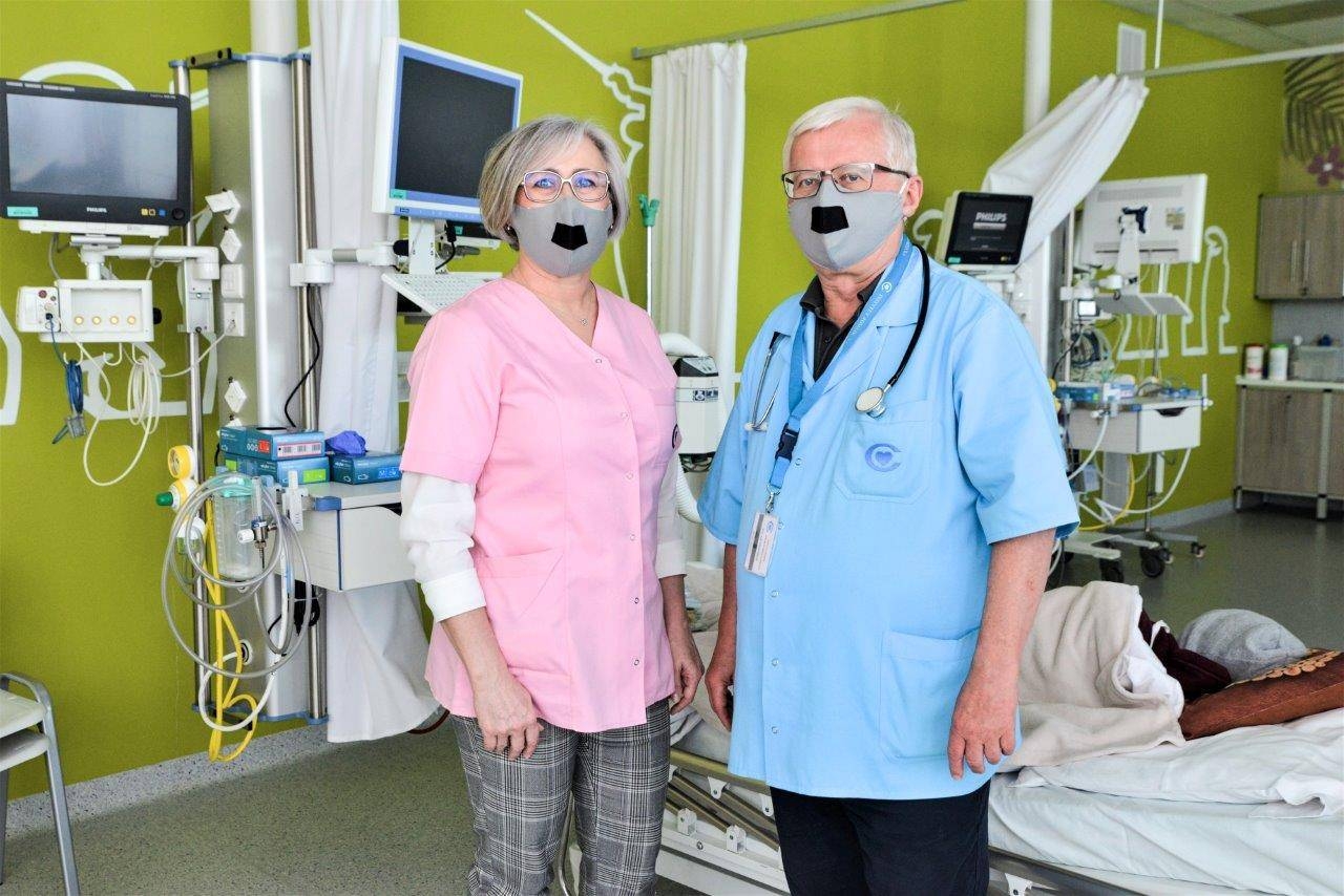 Mgr Anna Nagadowska, Zastępca Dyrektora ds. Pielęgniarstwa i dr Marek Migdał, Dyrektor IPCZD